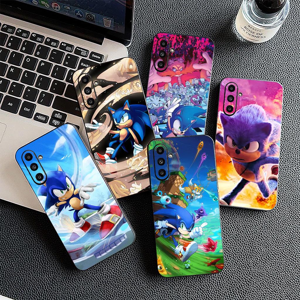 S-Sonics-Poster Hedgehog Cover for Samsung Galaxy S22 S21 S20 FE Ultra Plus A07 A15 A16 A17 A25 A37 A57 + Coque Phone Case