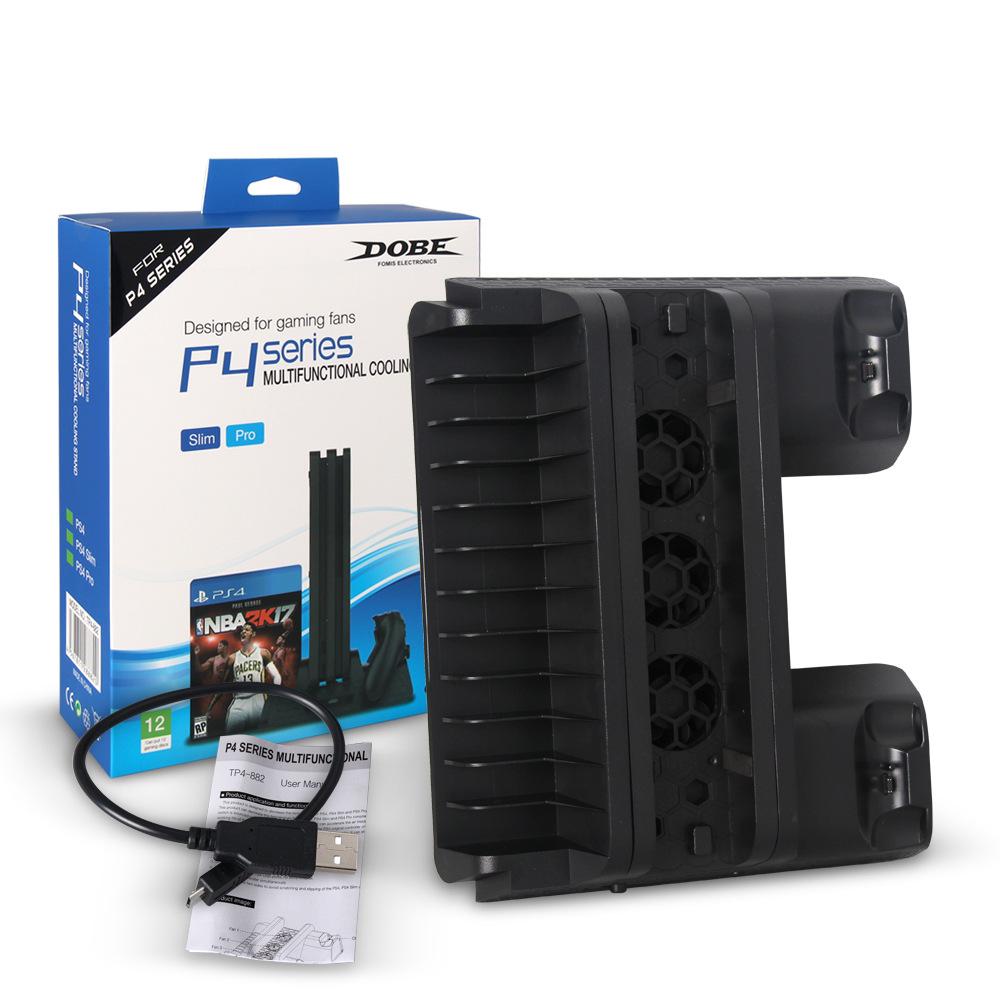 Напольный вентилятор для поддержки консоли Sony Play Station PS4 Pro Slim Playstation PS 4 Геймпад Охладитель Аксессуары Контроль охлаждения