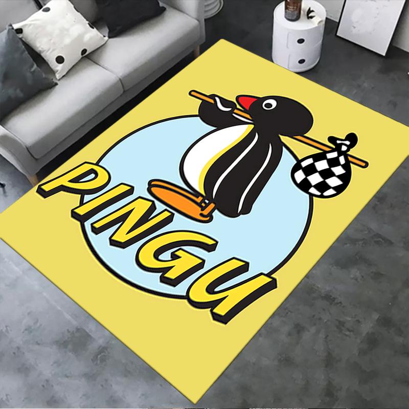 2025 New PINGU Carpet Rug for Living Room Bedroom Home Sofa Decoration,Kids play Non-slip Floor Mat