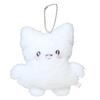 K Company Hanamaru Ghost Glowing Ball Chain Mascot Mouth Open H11 X X (Softly Series) HO-BM-KA W10.2 D4.7cm