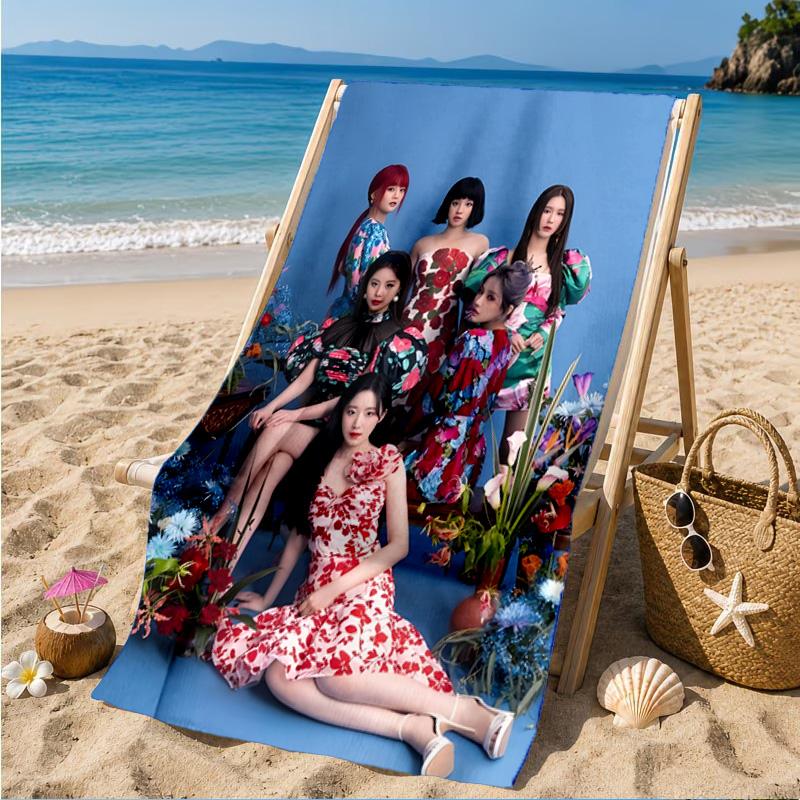 Kpop idle Colorful Dreams Beach Towel, Microfiber Beach Towel, Perfect For Pool, Beach, Travel, Home Decor Beach Party Fan gifts