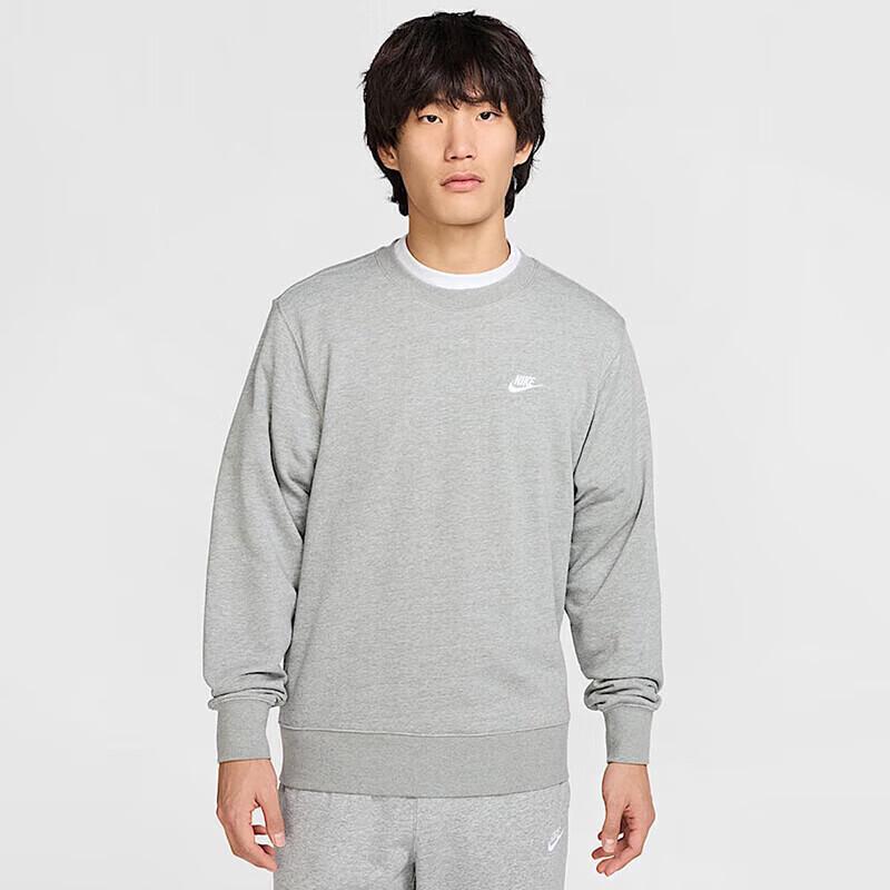 Nike Мужская толстовка с круглым вырезом CLUB FN3889-063