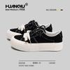 Global Platform Canvas Shoes Women's Spring Student Versatile Black Shoes Women's Lightweight Casual Board Shoes ZHQ-HQ076