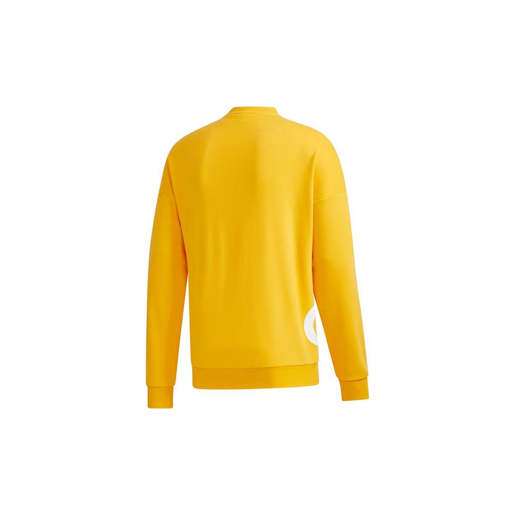 Adidas Толстовка Fav BL с круглым вырезом, мужские топы, золото GK0619