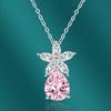 BELLA BOX Drop Shaped Pendant Necklace Multiple Colour Fashion Wedding Engagement Jewelry