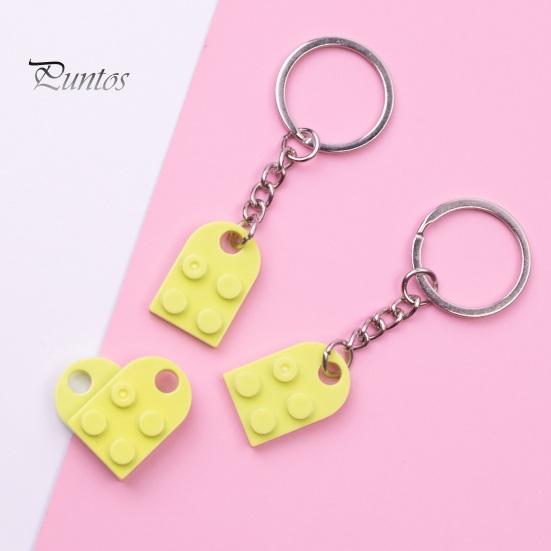 Наполненный любовью брелок для пар, блок-брелок для ключей с изображением любви, брелок для ключей на День святого Валентина, юбилеи, подарки на день рождения для парня, подруги