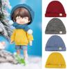 Fashion Cloth For Obitsu11 Dolls 1/12bjd Hat Doll Knitted Hat Animal Ear Caps Cartoon Knitted Hats