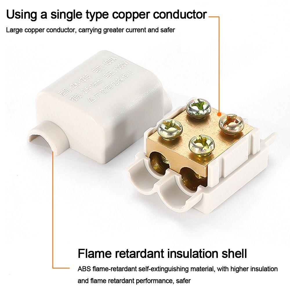 No Disconnection Quick Terminal Block High Power Wire Connector High Power Splitter  Electrical
