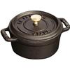 Кокот ронд (мини) черный матовый Staub