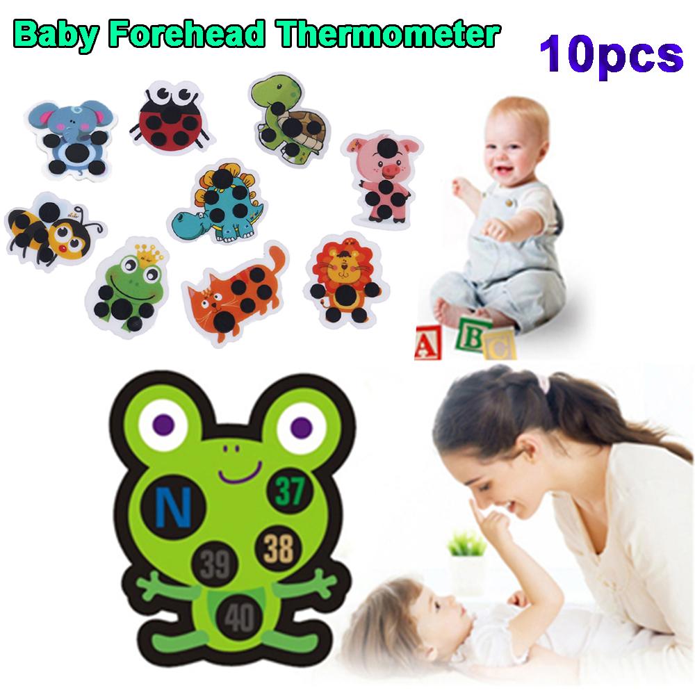 Kids Baby Care Cartoon Fever Detection Temperature Test Forehead Sticker Thermometer Thermometers
