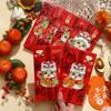 6pcs Blessing New Year Red Envelope Festive Lucky Money Pockets Celebration