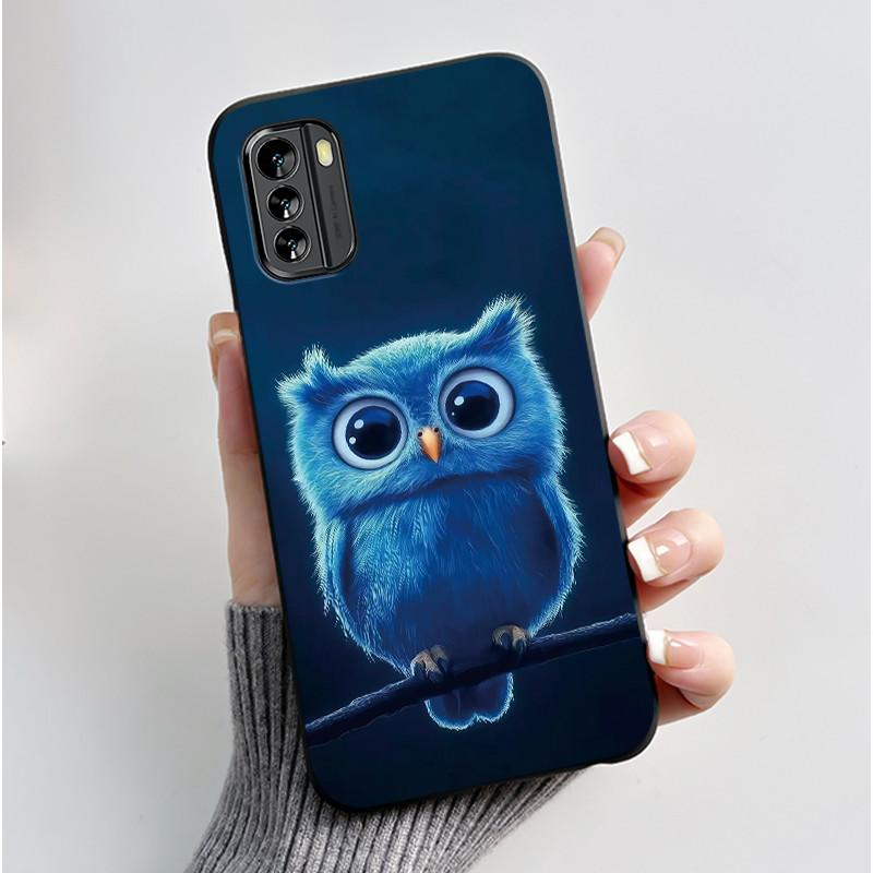 Популярный мультяшный черный чехол для Nokia G60 5G Милый щенок, летящий в небе, узорчатый корпус для Nokia G100, противоударный мягкий корпус
