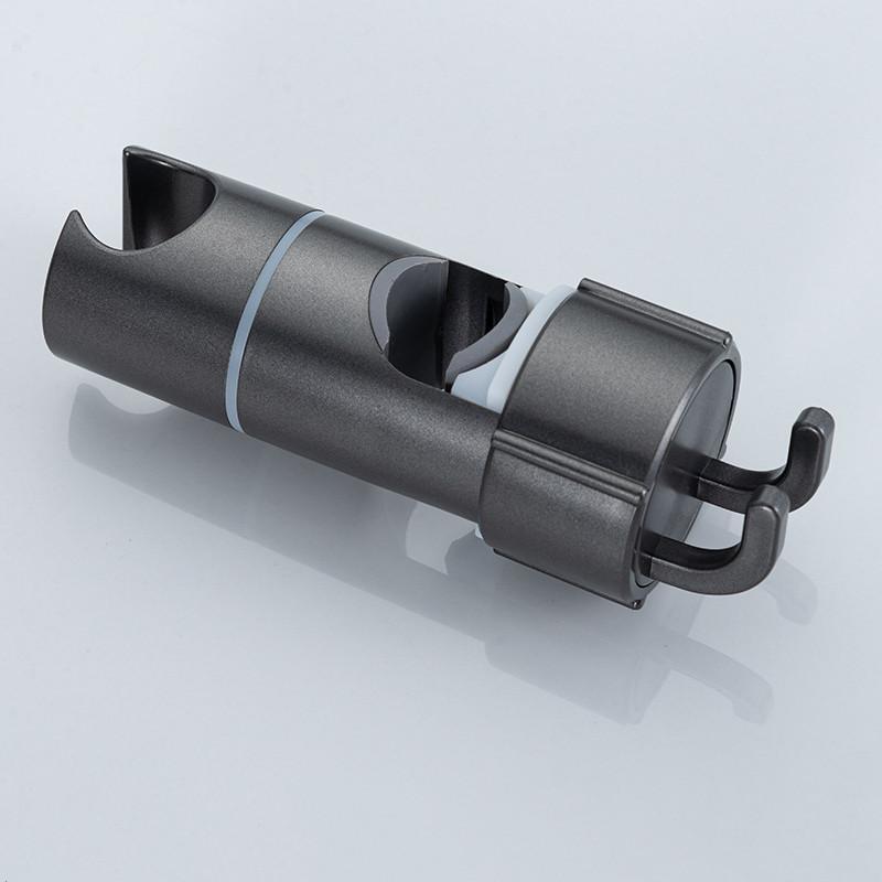 ABS Adjustable Shower Head Holder Shower Holder Clamp Showerhead Rail Slide Bracket Bathroom Accessories Rotation Hook Design