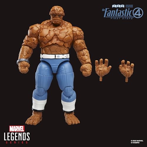 Hasbro Marvel Legends Series Marvel The Thing "Fantastic Four: The First Step" Ben Grimm Movie Collectible 15cm Action Figure Toy G0802 Authentic