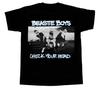 BEASTIE BOYS ПРОВЕРЬ ГОЛОВУ Графический Принт Свободная Короткая Футболка для Мужчин и Женщин Повседневная Круглый Год Роскошная Одежда