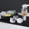 4/6/8 Grid Big Ice Tray Mold Giant Jumbo Large Food Grade Silicone Ice Cube Square Tray Mold DIY Ice Maker Ice Cube Tray