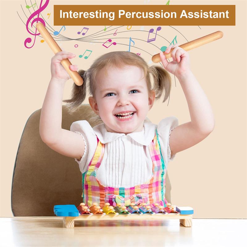 Классические клаве ритмические палочки деревянные барабанные палочки классические клаве ударный инструмент детский музыкальный инструмент для обучения ритму