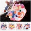 Colorful Clown Hair Claw Joker Cartoon Hair Clips Fashion Ugly Doll Shark Clip  Party