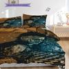 Halloween Horror Poster Bedding 1 Duvet Cover 2 Pillowcase Without Core Duvet Cover And Pillowcase Bedding Set Soft And Comfortable