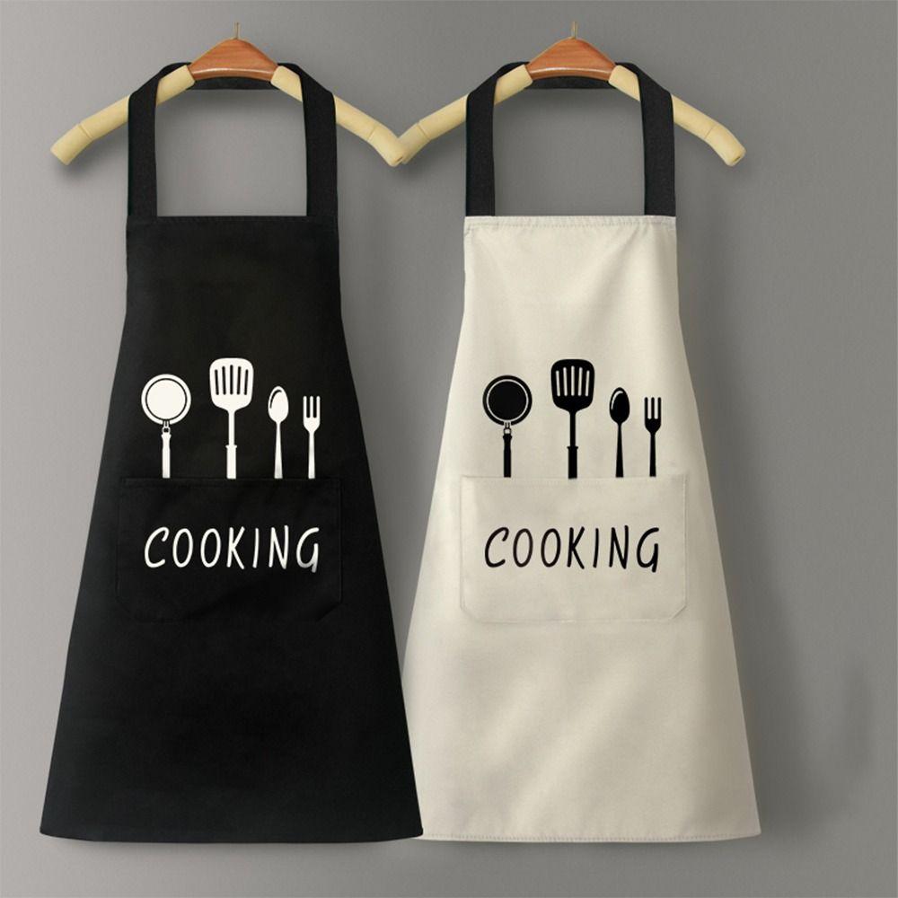 PVC Apron Waterproof Cooking Work Clothes New Kitchen Smock