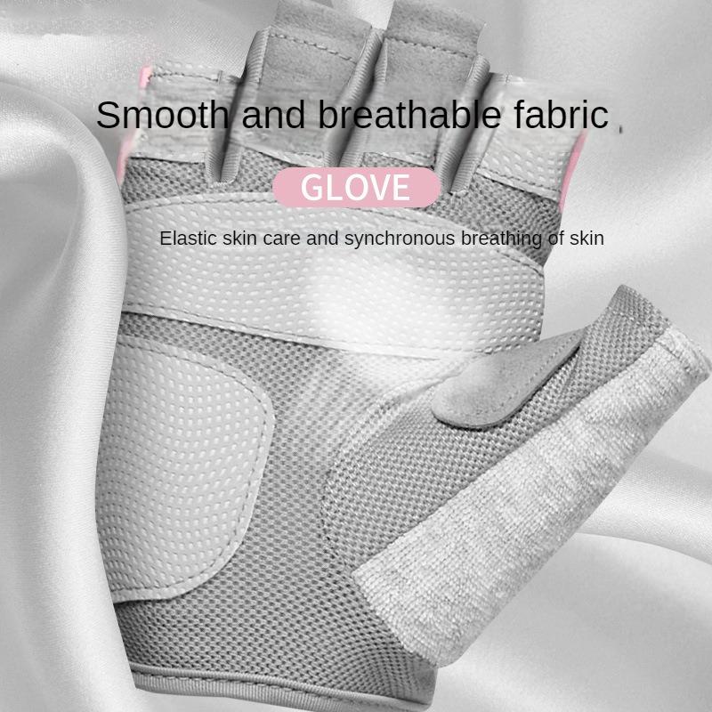 Женские спортивные и фитнес-перчатки, противоизносные щитки для запястий, турник, железные тренировки, бег, вращение, антикокон, дышащие, противоскользящие.