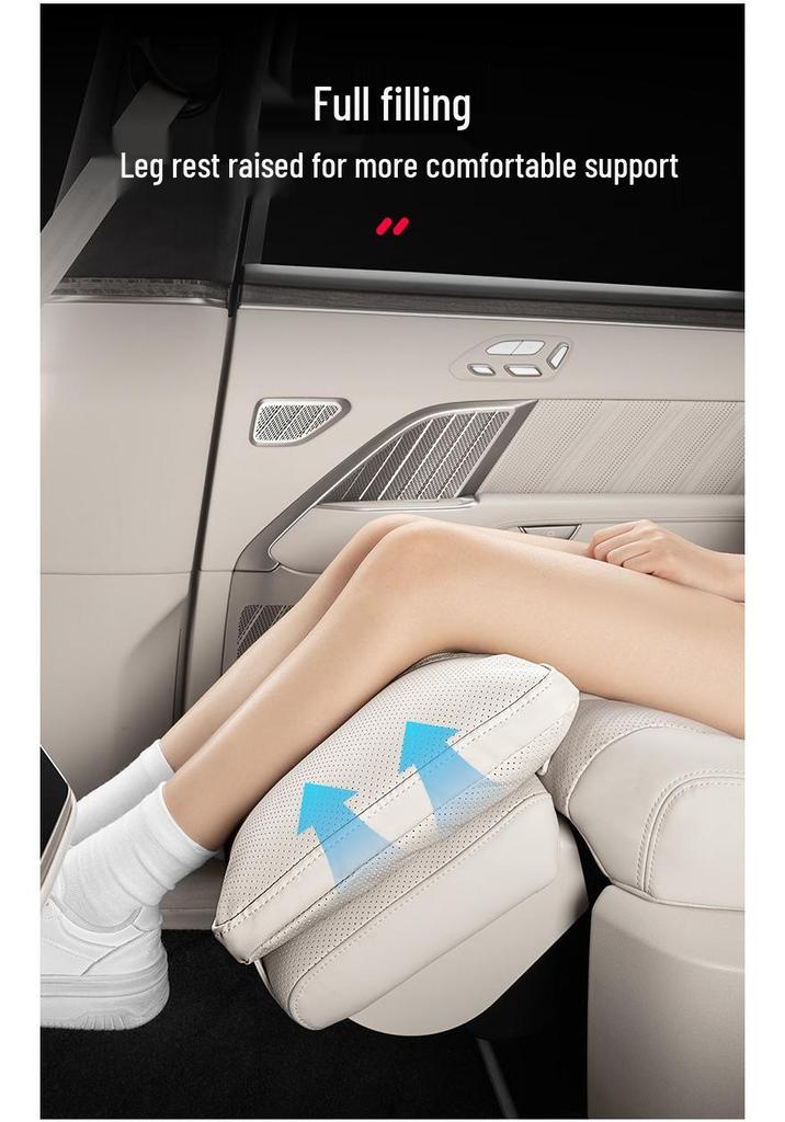 L90 Zero Gravity Car Seat Leg Rest & Lumbar Support Pillow