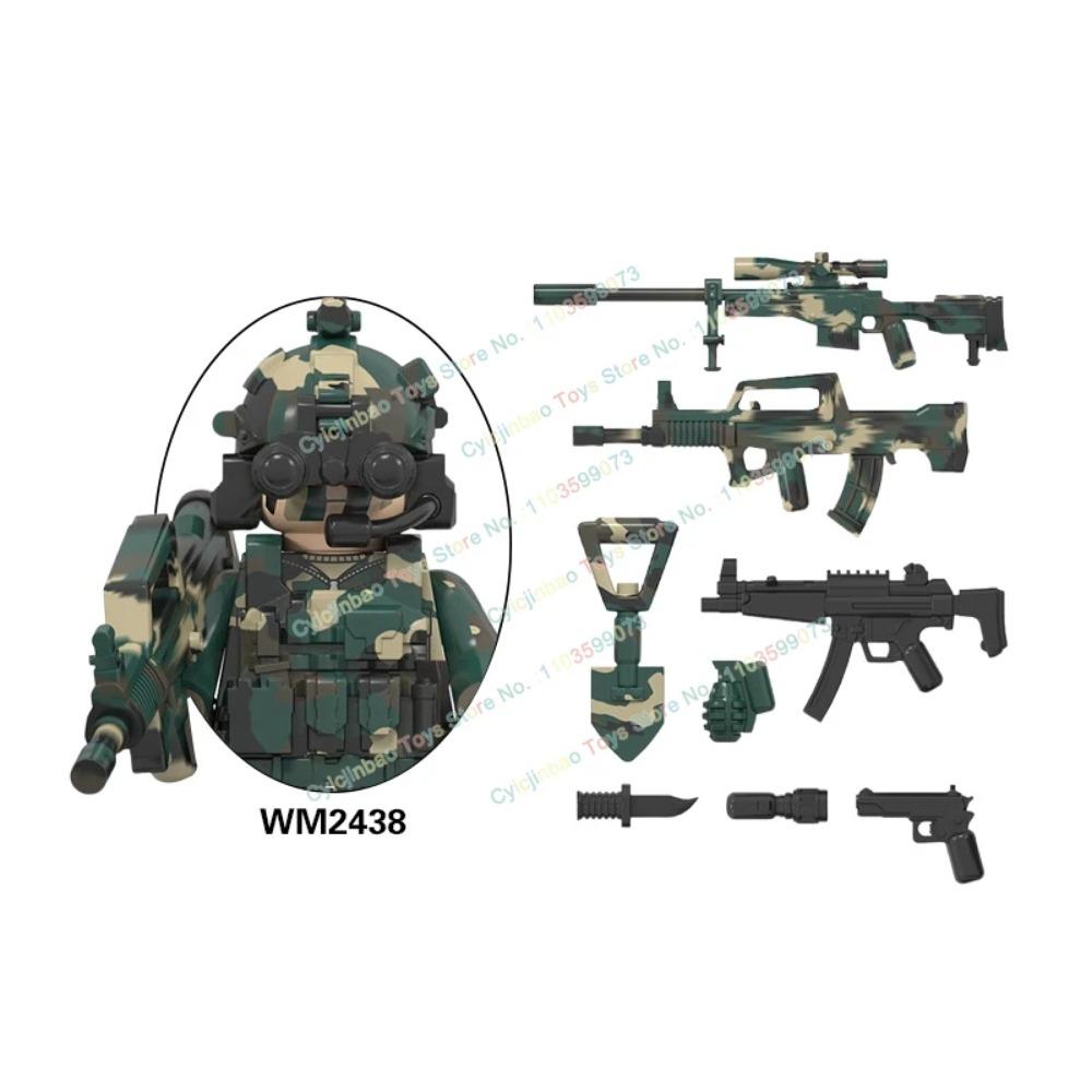 Мини-фигурки спецназа Морские котики Современные солдаты KSK SSO Строительные блоки Игрушки для детей WM6147