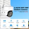 Tuya IP Camera 5G WiFi Auto Tracking 5MP Video Surveillance Cam Home Outdoor Security Protection Waterproof IP66 Smart Life APP