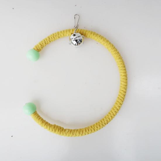 Игрушка-качалка с попугаем и игрушками для скалолазания, красочная хлопчатобумажная веревка, подвесная плетеная птица