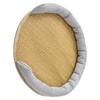Pet Cooling Mat Summer Waterproof Breathable Soft Comfortable Hand Woven Cat Cool Rattan Pad for Indoor M Grey