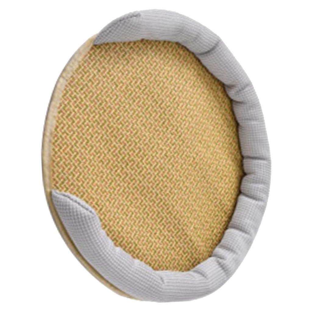 Pet Cooling Mat Summer Waterproof Breathable Soft Comfortable Hand Woven Cat Cool Rattan Pad for Indoor M Grey