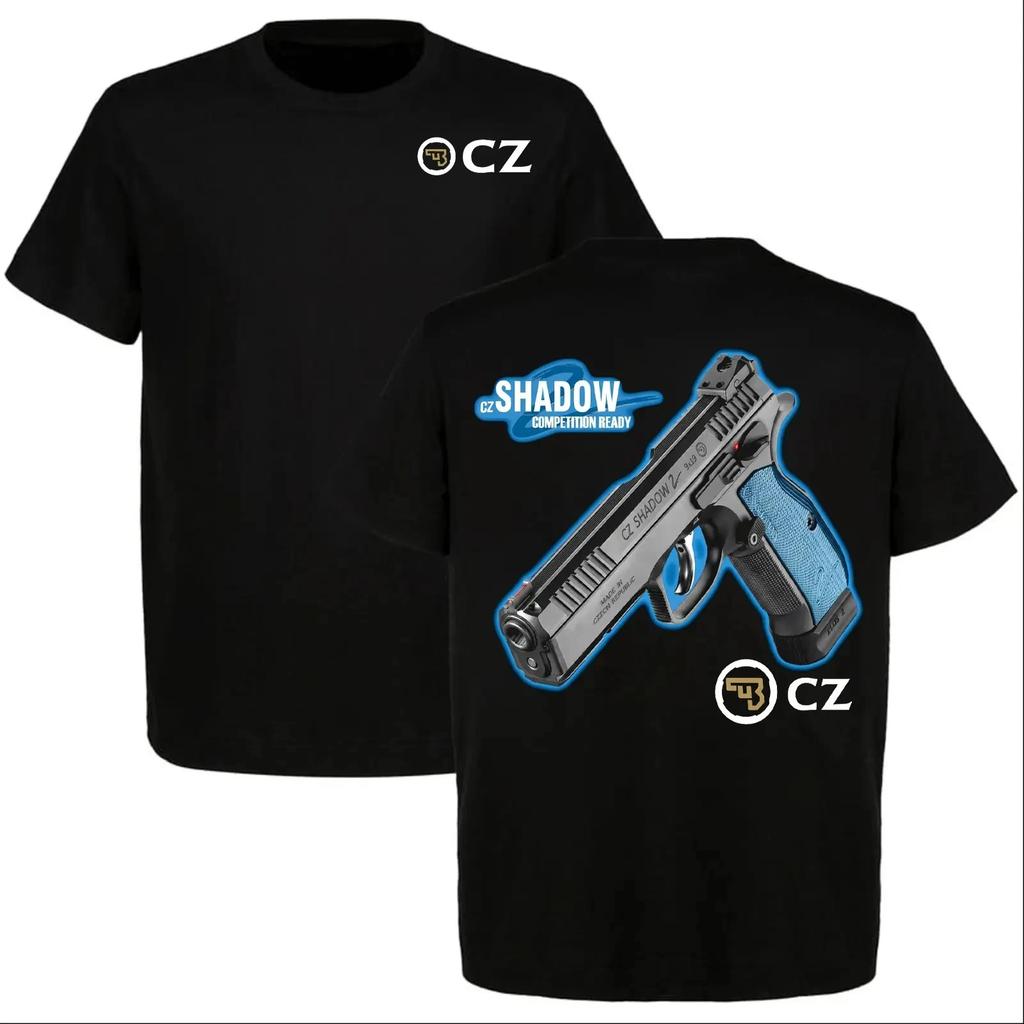 Футболка CZ Shadow Competition Pro Shooter, спортивная футболка для стрельбы, отличная футболка.