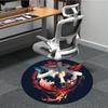 1pc Phoenix Rising Office Round Area Rug, Under Office Chairs Bedroom Living Room Home Decor, Room Deco, Available in Various Sizes