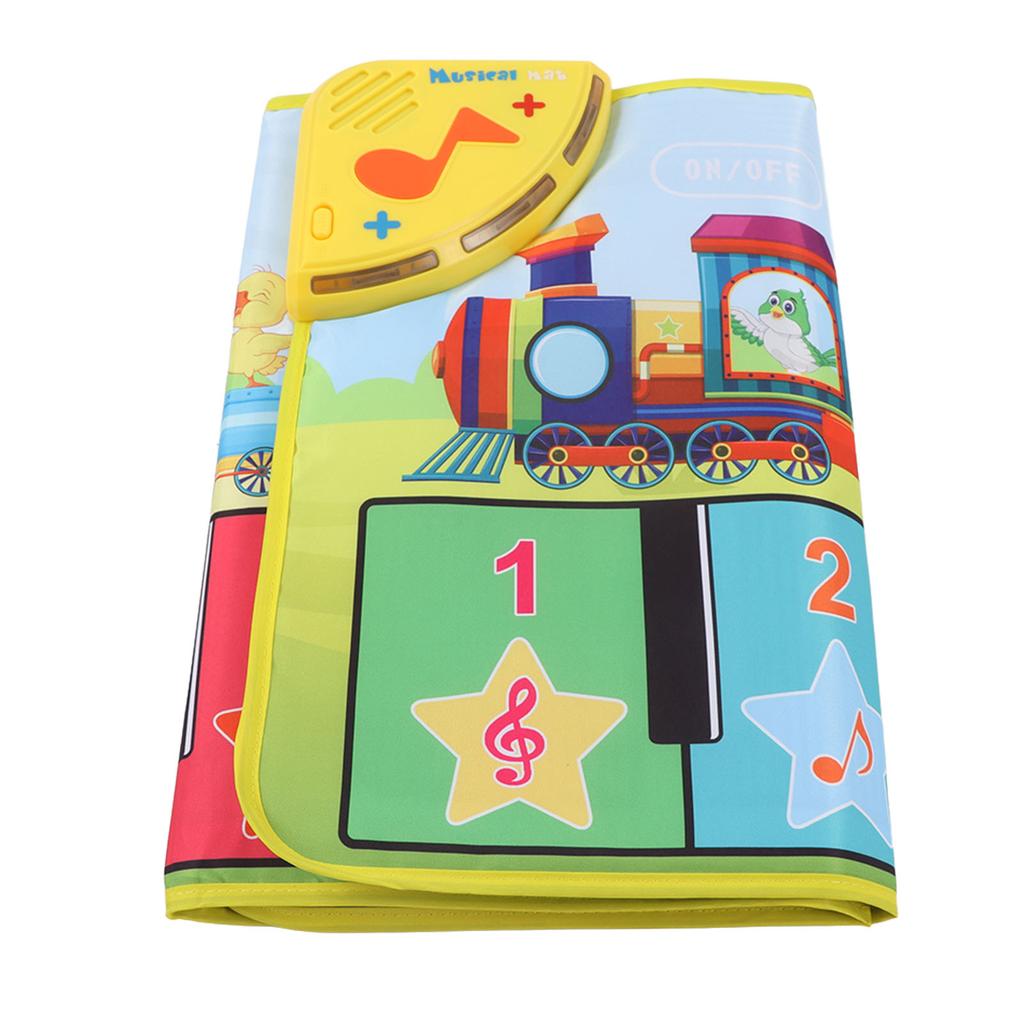 Детский коврик для пианино складной улучшает координацию предотвращает скольжение музыкальный коврик для пианино развивающая игрушка