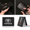 1Pcs Car Emblem Driver License Cover ID Credit Card Holder For C-hr Prado Rav4 Yaris Hilux Prius Avensis Corolla Camry