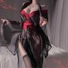 Соблазнительный комплект нижнего белья в стиле ханьфу: Temptation Sleepwear с быстрым расстегиванием