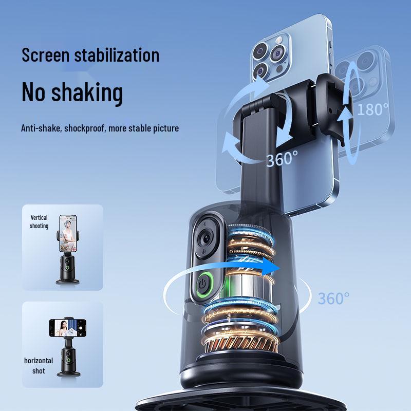 Xiaotian 360° Rotating Face Tracking Gimbal: Anti-Shake Stabilizer & Live Streaming Stand