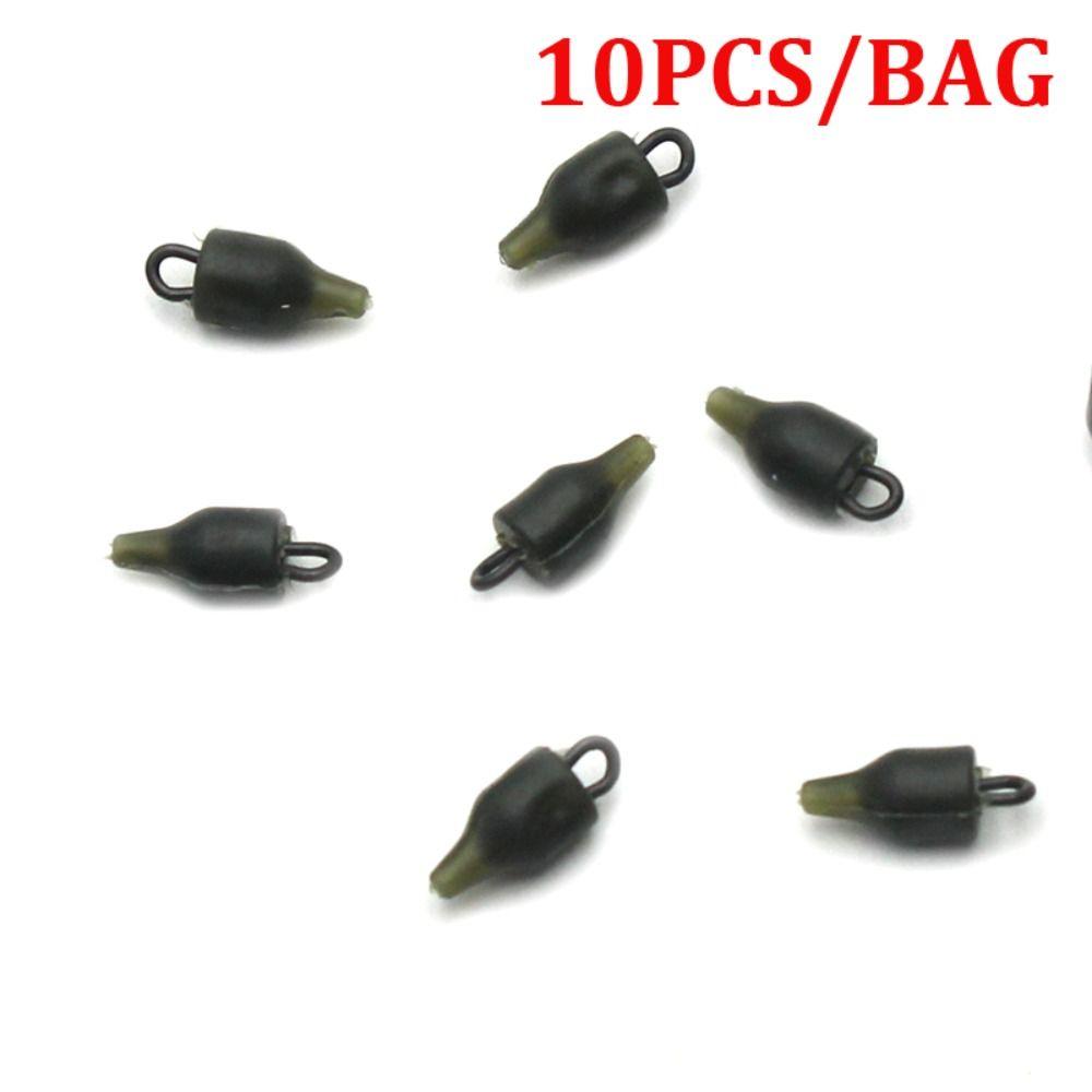 Quick Connect Rigs Stop Beads Quick Change Fishing Connector for 10PCS Rig Line Holder