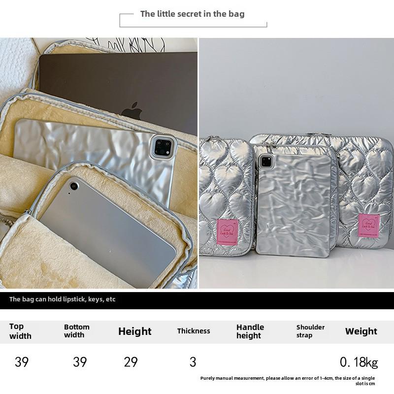 Корейская милая вышивка для 15-дюймового ноутбука и 11-дюймового iPad, многоцветный хлопковый дизайн в виде макарон