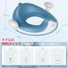 ANGELBLISS Дополнительный туалет для обучения унитазу Горшок с детским туалетом Туалет Двойная гибкая подушка Роскошное сиденье, Детская ручка, Сиденье, Легко,