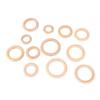 12Pcs Wooden Rings 6 Different Sizes Natural Wood Rings Unfinished Wooden Rings for Crafts Macrame Jewelry Making