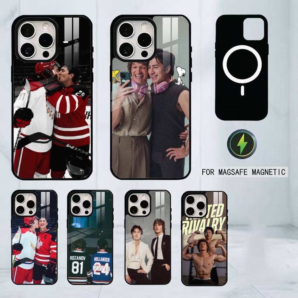 Heated rivalry Phone Case For iPhone17,16,15,14,13,12,11 Plus,Pro Magnetic with Magsafe Wireless Charging