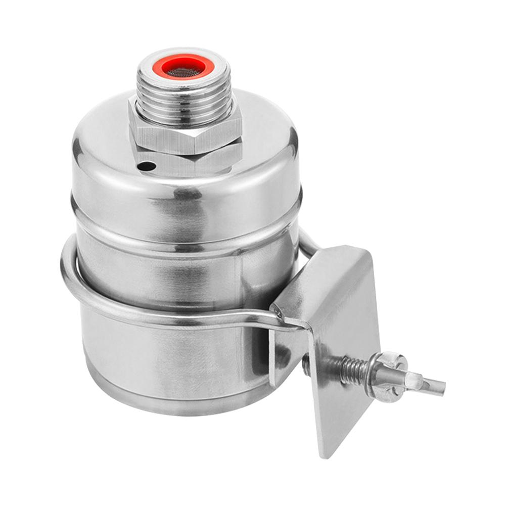 Клапан наполнения из нержавеющей стали 304, полностью автоматический, 1/2 дюйма, поплавковый клапан с контролем уровня воды, мини-антиударный мини-клапан для резервуаров с водой