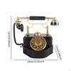 Модель телефона Настольный Орнамент Телефон Железный Антикварный Стол Украшения Проводной