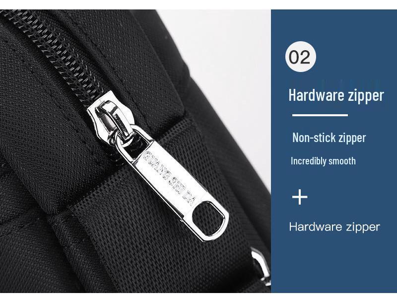 Men's Waterproof Korean Style Oxford Cloth Crossbody Shoulder Bag - Business Casual Small Backpack