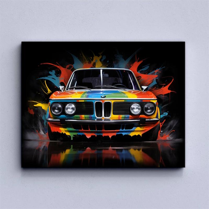 Горячий Красочный Неон C8 Роскошный Автомобиль Пресс Качественный Плакат Эстетика Искусство Домашняя Стена Холст Домашняя Комната Водителя Гараж Жилой Декор Дизайн
