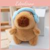 Plush Capybara Toy Keychain Backpack Charm Stress Relief Gift For Teens Kids