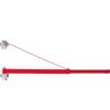 Electric Hoist Support Arm, 600 kg Max Load Capacity, Electric Hoist Holder Swing Arm, Steel Hoist Frame, 180° Swivel Scaffold Hoist Lifting Arm,