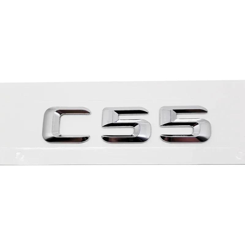 3D Car Tail Letter Stickers Badge for Mercedes Benz C Class C32 C36 C43 C55 C63 C180 C200 C220 C230 Auto Rear Trunk Emblem ZC2