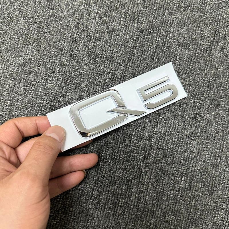 2026 The new ABS letter 3D sticker For 4UYUE Q2 Q3 Q5 Q7 Q8 logo quattro Sline Black Silver general